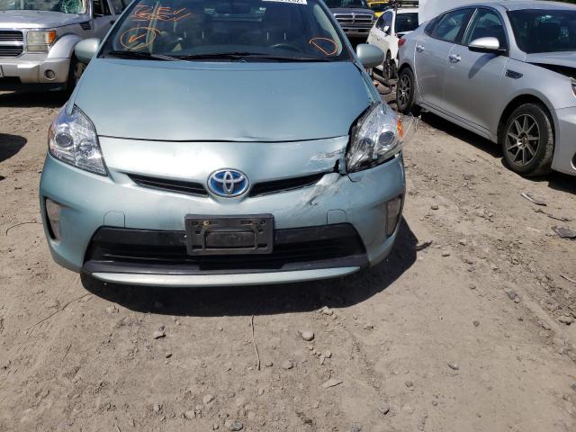 Photo 9 from auction – 2012 TOYOTA PRIUS with VIN JTDKN3DU6C5405005