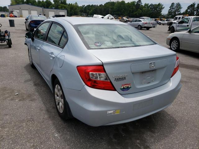 Photo 3 from auction – 2012 HONDA CIVIC LX with VIN 2HGFB2F59CH549314