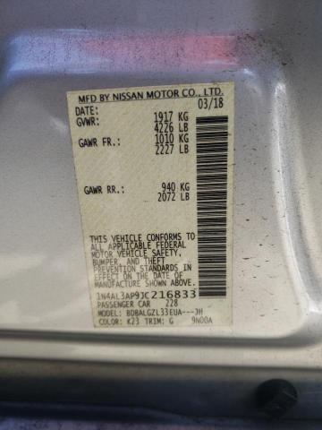 Photo 10 from auction – 2018 NISSAN ALTIMA 2.5 with VIN 1N4AL3AP9JC216833