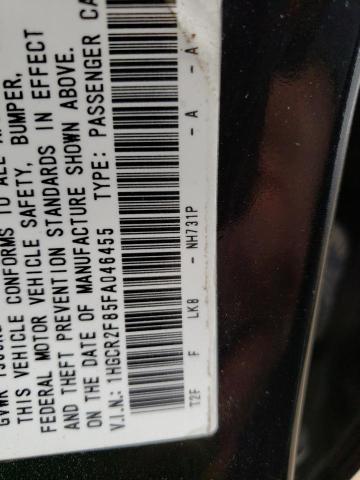 Photo 10 from auction – 2015 HONDA ACCORD EXL with VIN 1HGCR2F85FA046455