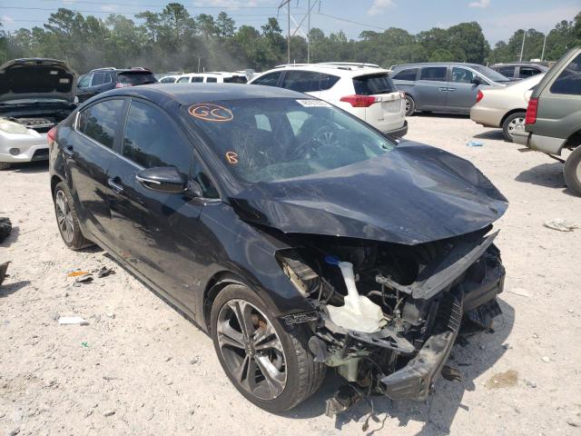 KIA FORTE EX 2014 with VIN KNAFX4A82E5057633 - Photo from auction