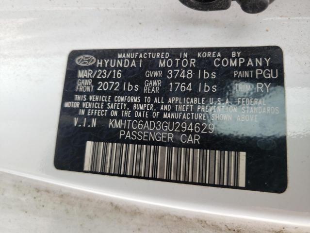 Foto 10 de la subasta – 2016 HYUNDAI VELOSTER con VIN KMHTC6AD3GU294629