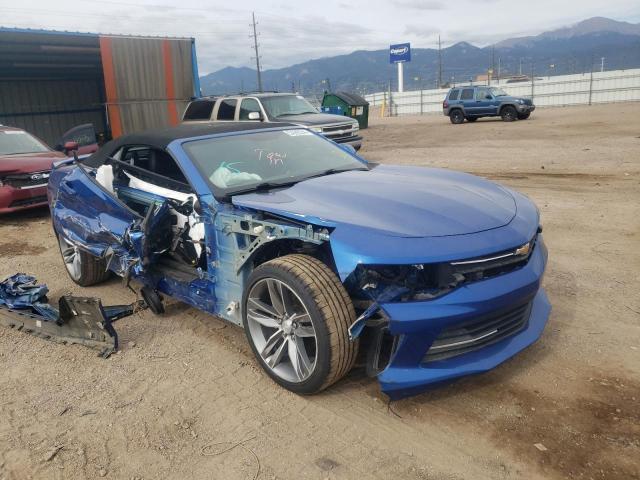 CHEVROLET CAMARO LT 2016 with VIN 1G1FD3DS1G0166929 - Photo from auction