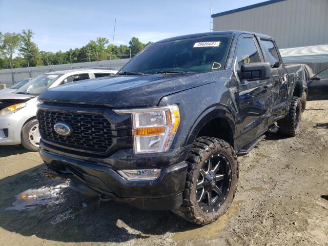 Photo 2 from auction – 2021 FORD F150 SUPER with VIN 1FTFW1E55MFB15425