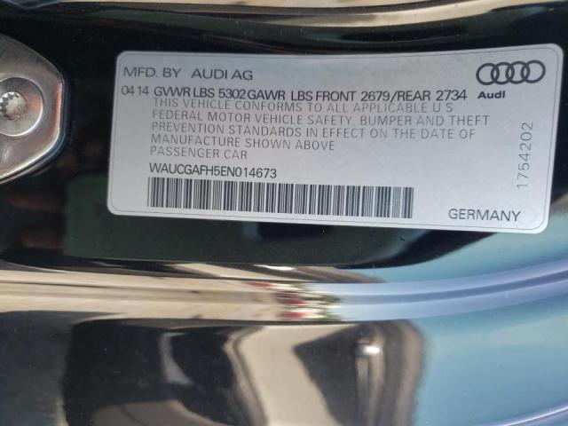 Photo 10 from auction – 2014 AUDI S5 PREMIUM with VIN WAUCGAFH5EN014673