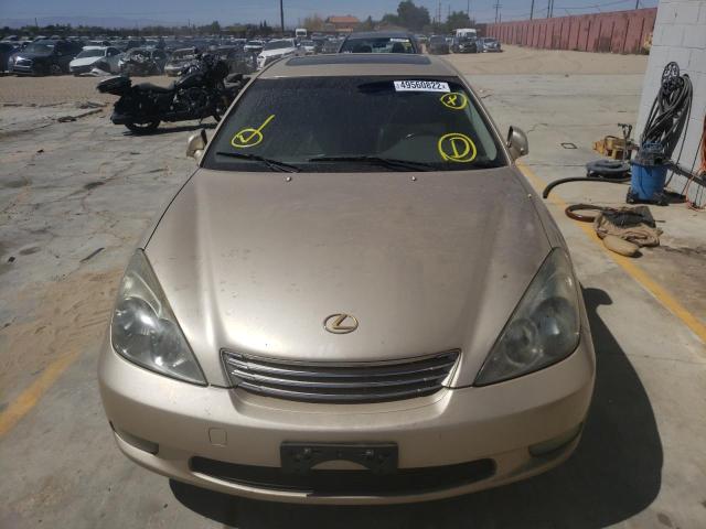 Photo 9 from auction – 2002 LEXUS ES 300 with VIN JTHBF30G725004377