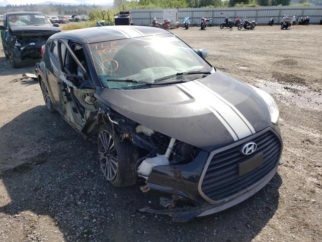 HYUNDAI VELOSTER T 2017 with VIN KMHTC6AE6HU313622 - Photo from auction