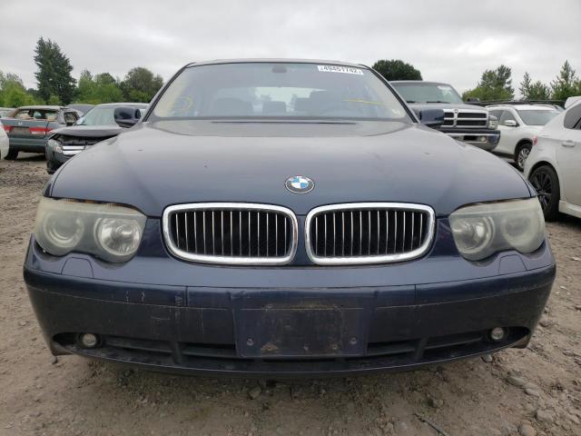 Photo 9 from auction – 2002 BMW 745 I with VIN WBAGL634X2DP52756