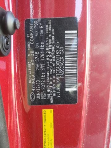 Photo 10 from auction – 2013 HYUNDAI VELOSTER with VIN KMHTC6AD0DU162505
