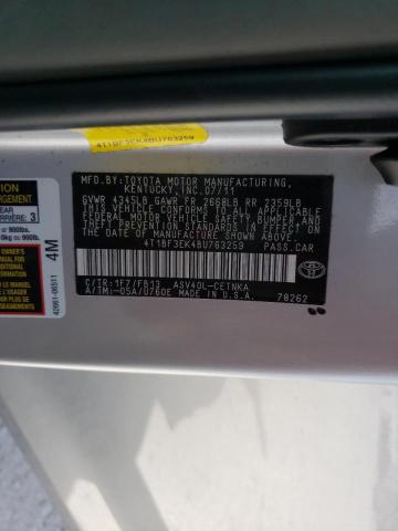 Photo 10 from auction – 2011 TOYOTA CAMRY BASE with VIN 4T1BF3EK4BU763259