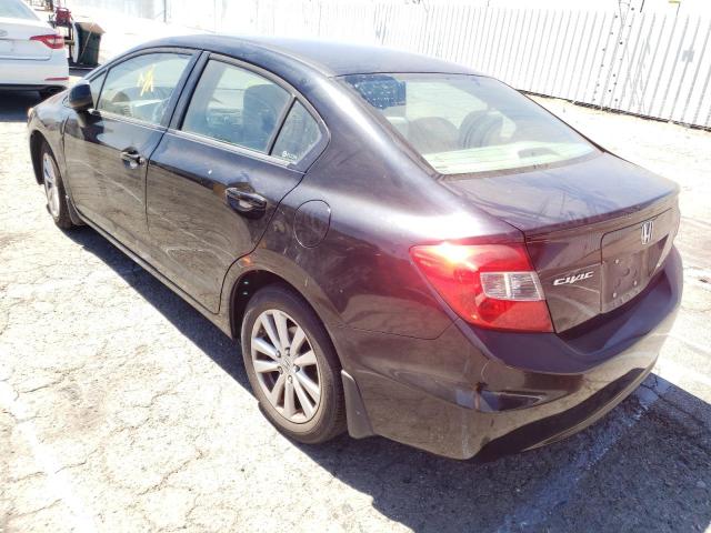 Photo 3 from auction – 2012 HONDA CIVIC EX with VIN 2HGFB2F83CH301909