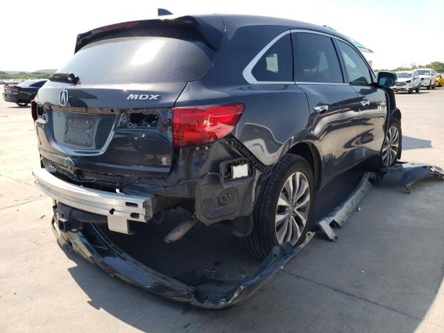 Photo 4 from auction – 2014 ACURA MDX TECHNO with VIN 5FRYD3H41EB015176