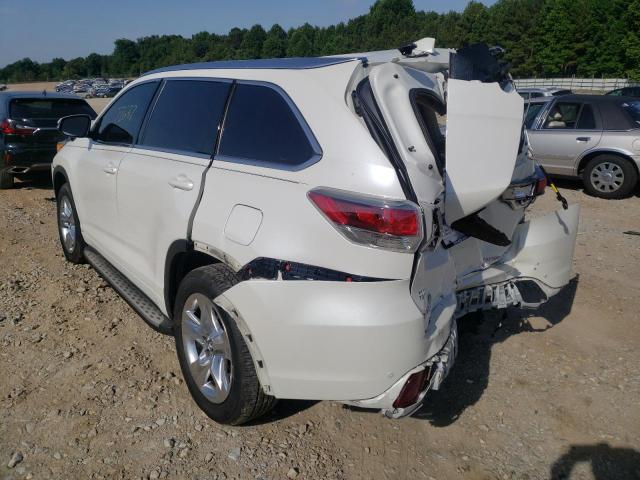 Photo 3 from auction – 2016 TOYOTA HIGHLANDER with VIN 5TDDKRFH4GS256355