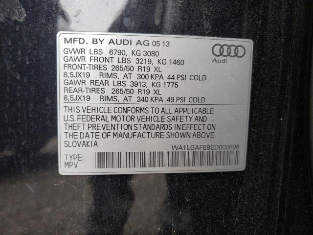 Photo 10 from auction – 2014 AUDI Q7 PREMIUM with VIN WA1LGAFE9ED000896