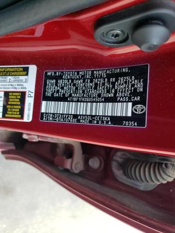 Photo 10 from auction – 2016 TOYOTA CAMRY with VIN 4T1BF1FK0GU545054