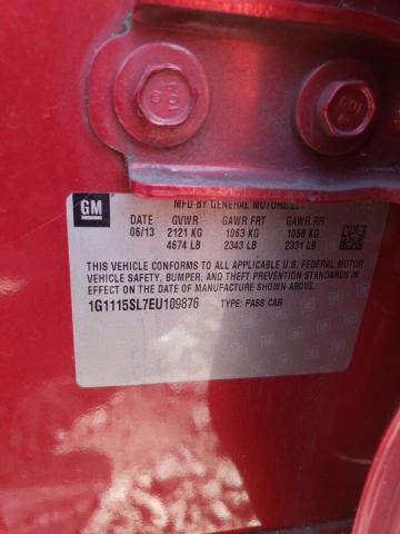 Photo 10 from auction – 2014 CHEVROLET IMPALA LT with VIN 1G1115SL7EU109876