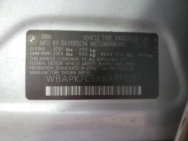 Photo 10 from auction – 2011 BMW 328 with VIN WBAPK7C5XBA973387