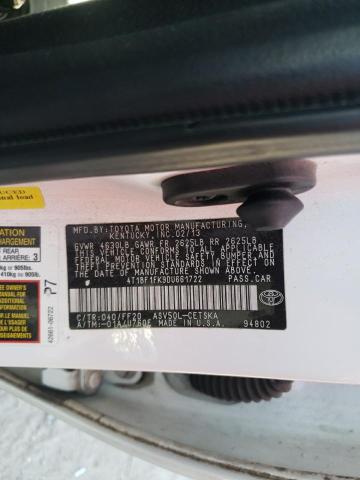 Photo 10 from auction – 2013 TOYOTA CAMRY L with VIN 4T1BF1FK9DU661722