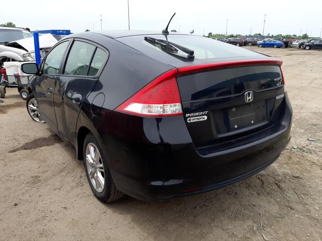 Photo 3 from auction – 2010 HONDA INSIGHT EX with VIN JHMZE2H77AS034138