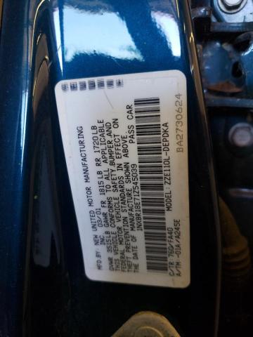 Photo 10 from auction – 2001 TOYOTA COROLLA with VIN 1NXBR18E71Z545039