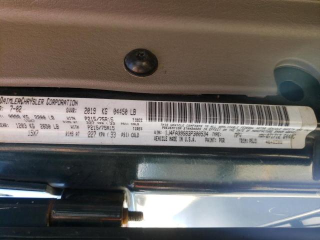 Photo 10 from auction – 2003 JEEP WRANGLER C with VIN 1J4FA39S83P300534
