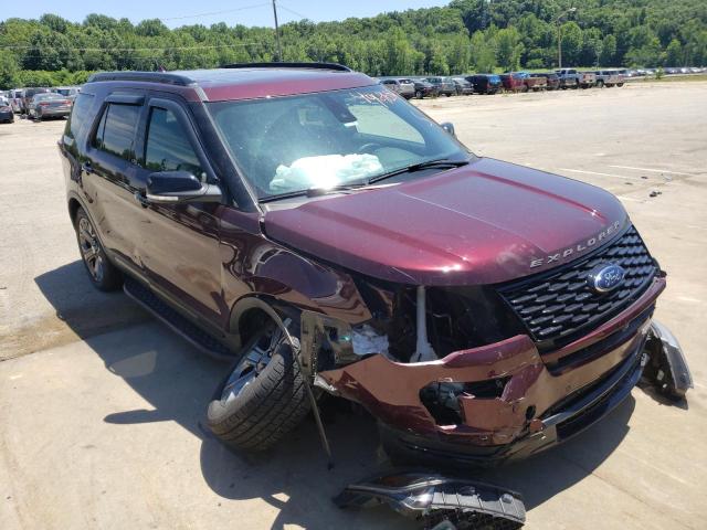 FORD EXPLORER S 2018 with VIN 1FM5K8GT4JGB76620 - Photo from auction