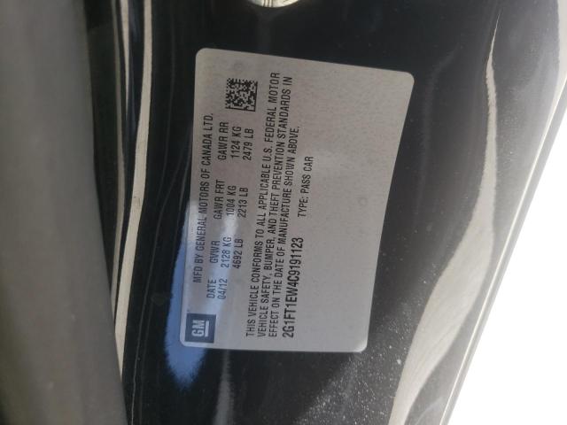 Photo 10 from auction – 2012 CHEVROLET CAMARO 2SS with VIN 2G1FT1EW4C9191123