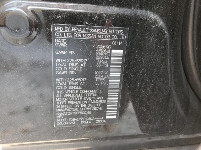 Photo 10 from auction – 2015 NISSAN ROGUE S with VIN KNMAT2MT9FP500198