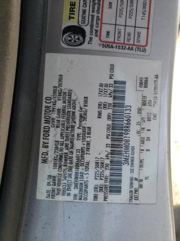Photo 10 from auction – 2008 MERCURY MILAN PREM with VIN 3MEHM08198R660133