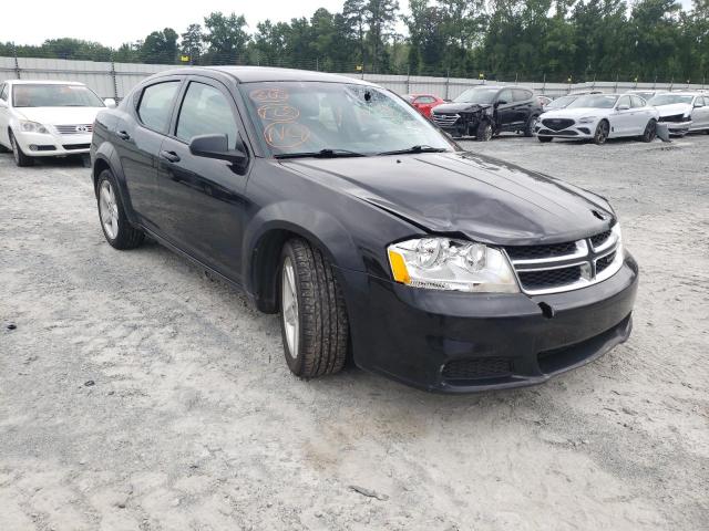 DODGE AVENGER SE 2013 with VIN 1C3CDZAB4DN645401 - Photo from auction