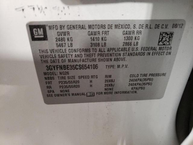 Photo 10 from auction – 2012 CADILLAC SRX PERFOR with VIN 3GYFNBE35CS654106