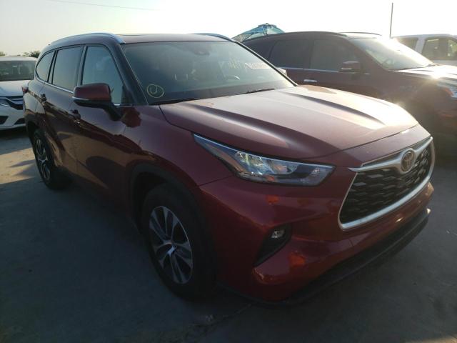 TOYOTA HIGHLANDER 2020 with VIN 5TDGZRAH6LS504793 - Photo from auction