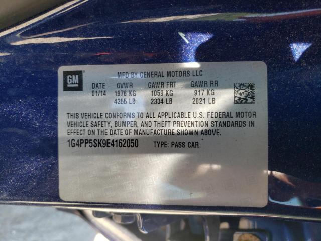 Photo 10 from auction – 2014 BUICK VERANO with VIN 1G4PP5SK9E4162050