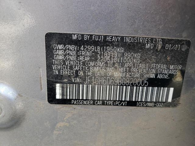 Photo 10 from auction – 2011 SUBARU IMPREZA OU with VIN JF1GH6D69BG820005
