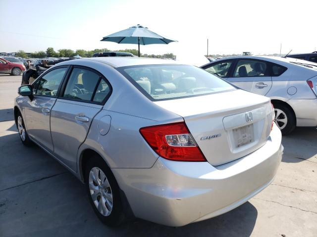 Photo 3 from auction – 2012 HONDA CIVIC LX with VIN 19XFB2F50CE106303