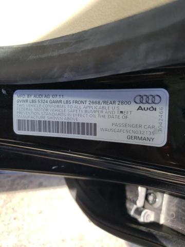 Photo 10 from auction – 2012 AUDI A7 PRESTIG with VIN WAUSGAFC5CN032135