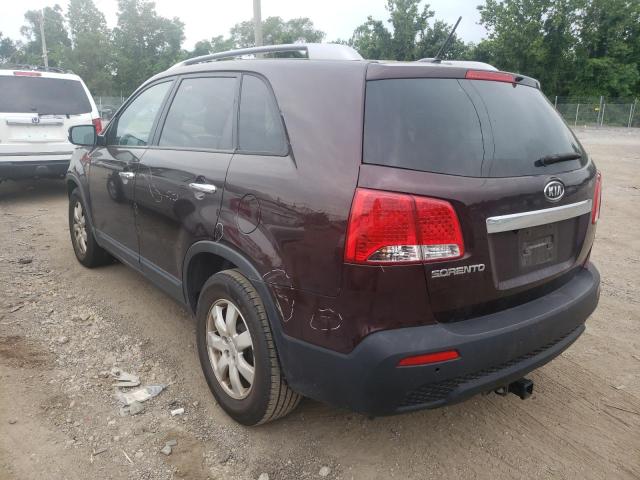 Photo 3 from auction – 2011 KIA SORENTO BA with VIN 5XYKT3A18BG092920
