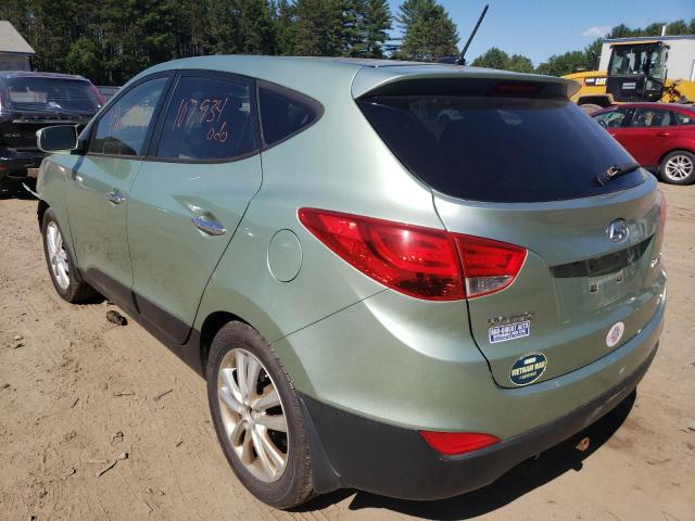 Photo 3 from auction – 2011 HYUNDAI TUCSON GLS with VIN KM8JUCAC8BU260656
