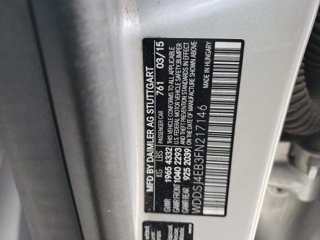 Photo 10 from auction – 2015 MERCEDES-BENZ CLA 250 with VIN WDDSJ4EB3FN217146