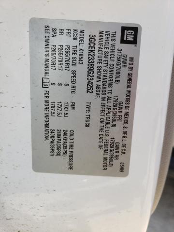 Photo 10 from auction – 2009 CHEVROLET SILVERADO with VIN 3GCEK23389G234252