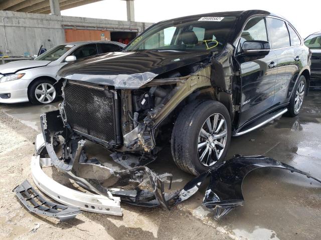Photo 2 from auction – 2016 ACURA MDX TECHNO with VIN 5FRYD4H47GB030029