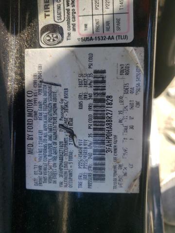 Photo 10 from auction – 2011 FORD FUSION SE with VIN 3FAHP0HA8BR271828