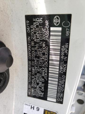 Photo 10 from auction – 2019 TOYOTA PRIUS with VIN JTDKARFU0K3083550