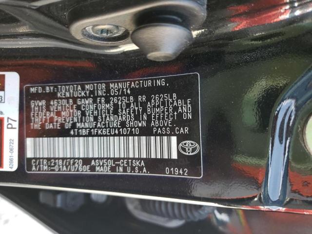 Photo 10 from auction – 2014 TOYOTA CAMRY L with VIN 4T1BF1FK6EU410710