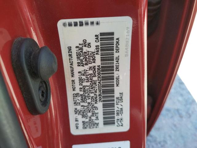 Photo 10 from auction – 2010 TOYOTA COROLLA BA with VIN 1NXBU4EE0AZ306064