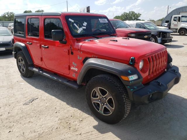 JEEP WRANGLER U 2018 with VIN 1C4HJXDG9JW170470 - Photo from auction
