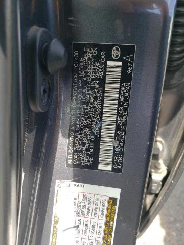 Photo 10 from auction – 2009 TOYOTA COROLLA BA with VIN JTDBL40E999019769