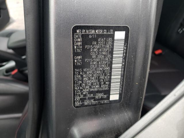 Photo 10 from auction – 2011 NISSAN JUKE S with VIN JN8AF5MV8BT023585