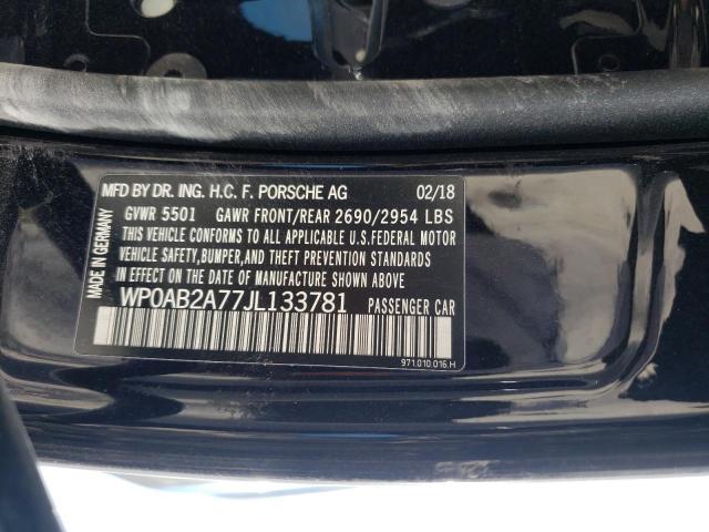Photo 10 from auction – 2018 PORSCHE PANAMERA 4 with VIN WP0AB2A77JL133781
