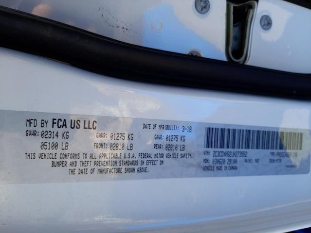 Photo 10 from auction – 2018 DODGE CHARGER SX with VIN 2C3CDXHG2JH273552